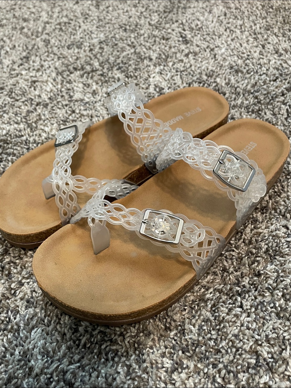 Kid’s Footbed Clear Toe Strap Sandals